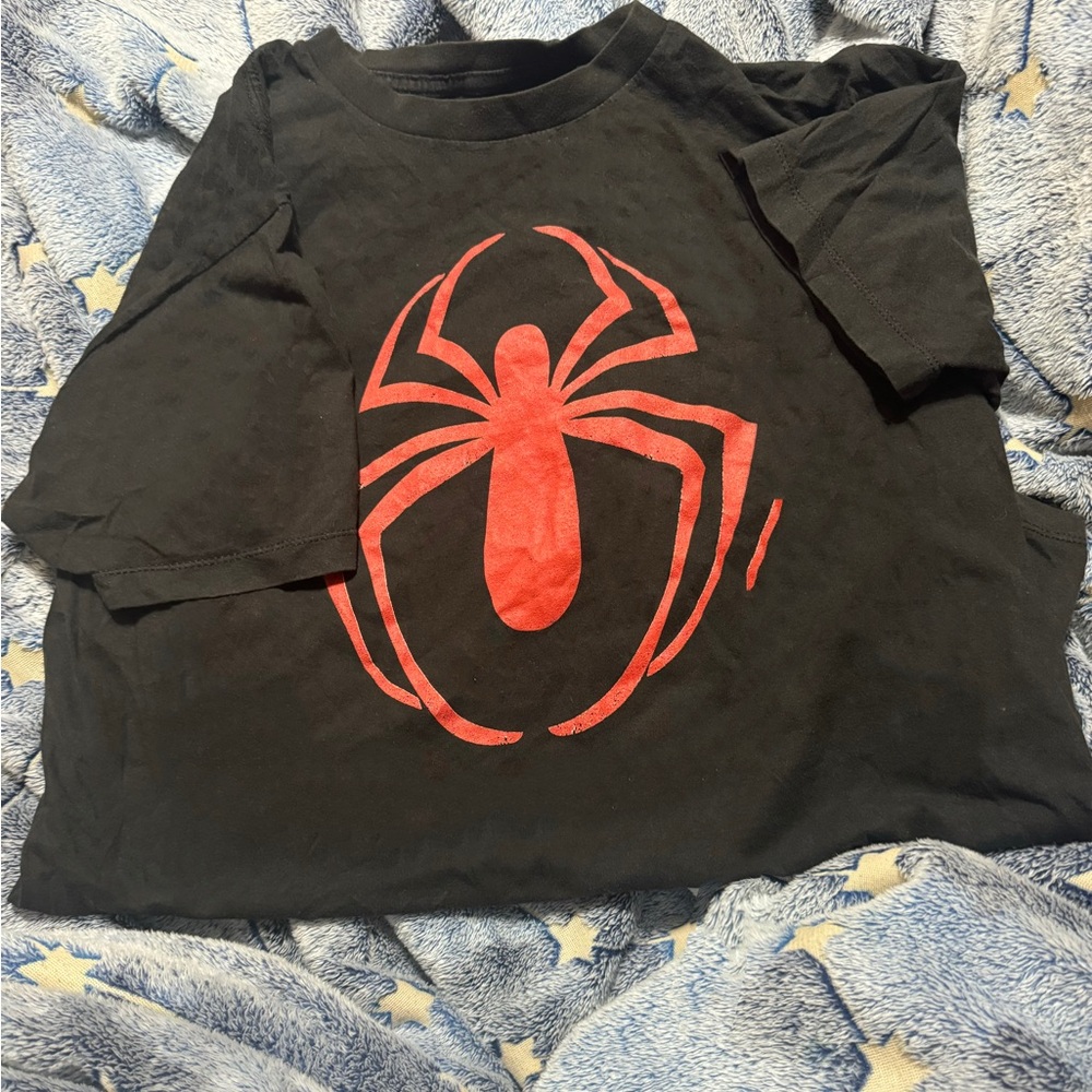 Marvel Black and Red Spider Graphic Tee